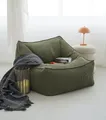 mokebo Sitzsack Der Lümmel (aus Cordstoff), gemütlicher Cordsessel oder Armlehnensessel in Grün