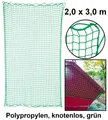 Ladungssicherungsnetz 2,0 x 3,0 m Containernetz Ladungsnetz Anhängernetz Netz