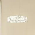 Pendelleuchte Lucande, Glacis, Transparent, für Wohnzimmer, Glas, Design - 10