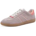 Tamaris Plateausneaker Freizeitschuh, Halbschuh, Schnürschuh mit gepolstertem Schaftrand lila 39 EU