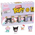 Blister 4 Figuren Bitty POP Hello Kitty und ihre Freunde Kuromi