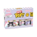 Funko Bitty POP! 4 Pack: Hello Kitty and Friends - Kuromi, Hello Kitty, My Melody (Unicorn), Mystery Mini Figure - 1 in 6 Chance of Receiving the Rare Chase Variant - Styles May Vary - 0,9 Zoll
