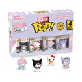 Funko Bitty Pop! Sanrio - Kuromi - 4PKund eine Überraschungs-Mini-Figur - 0.9 In