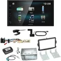 Kenwood DMX-125DAB USB Bluetooth DAB+ MP3 Einbauset für Renault Trafic 3