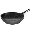 STONELINE Made in Germany Wok 30 cm, mit abnehmbarem Griff  II Wahl 19569