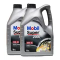 MOBIL Super 2000 X1 10W-40 Motorenöl VW 50101, MB 229.1, API CF, 2x5 Liter