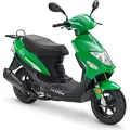 LuXXon ECO Motoroller - City Roller mit 50 ccm - 3 PS für max 45 km/h - Grün