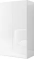 OTTO home Schuhschrank SMILE Breite 63 cm, Höhe 114 cm, Schuhregal mit 5 Ebenen, Schuhkommode in Weiss Hochglanz Lack