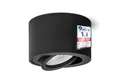 linovum LED Aufbaustrahler Deckenspot SMOL schwenkbar Schwarz mit LED 4W neutralweiß Aufbauspot, Neutralweiß