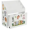 Juskys Bücherregal, Weiß, Holz, 1 Schubladen, 63x70x30 cm, Kinder- & Jugendzimmer, Kindermöbel, Kinderregale