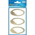Avery Zweckform - Haushaltsetiketten Spitzen Gold 6 Stück
