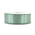 Satinband 25mm x 25m Rolle - FARBAUSWAHL in 3/6/12/18/25/38/50/75/100mm - farbecht & waschbar - Schleifenband für Hochzeit - Geschenkband zum Verpacken Dekorieren Basteln - Eukalyptus 509