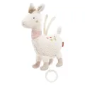 Fehn Spieluhr Baby Einschlafhilfe Lama - Spieluhr mit herausnehmbarem Spielwerk zum Aufhängen - Schlafhilfe Melodie "Schlaf Kindlein schlaf" Spielzeug - Musikspielzeug für Babys & Kinder ab 0+ Monaten