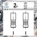 2x ORIGINAL® Freccia Auslassventil für Jeep WRANGLER III CHEROKEE Chrysler