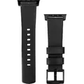 Nomad Apple Watch 44/45/46/49 mm Lederarmband Schwarz