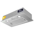CIARRA CBCS5913A Einbau Dunstabzugshaube Lüfterbaustein 52cm breit 300m³/h Abluft Einbauhaube aus Edelstahl 3 Leistungsstufen Kompatibler CBCF005 Aktivkohlefilter