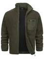 Indicode Herren INScotts Übergangsjacke mit Stehkragen & Reißverschluss | Herrenjacke für Männer Army, M