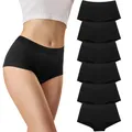 Unterhosen Damen Baumwolle Panties Atmungsaktiv Mittlere Taille Hipster Slips...