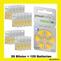 120 Stück Hörgerätebatterie PowerOne Typ 10 PR70 p10 HÖRGERÄTE BATTERIE