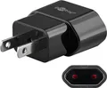Goobay 45344 Netzadapter, Schwarz - > US/Japan-Stecker (Typ A, NEMA 1-15, 2-poli