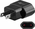 Goobay® Reiseadapter Eurostecker auf USA/Japan, schwarz
