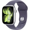 Apple Watch Series 11 OLED 42 mm Digital 374 x 446 Pixel Touchscreen Silber WLAN GPS - Silber/Violett