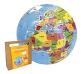 ORBIT Globes & Maps - Wasserball aufblasbar, großer Globus für Kinder, deutsch, Durchmesser 40cm, politisches Kartenbild, für Garten, Strand und Pool