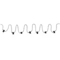 Paulmann 94165 Plug & Shine LED Lichterkette Warmweiß IP44 3000K 7x0,2W Weiß