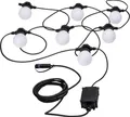 Paulmann 94165 Beleuchtungssystem Plug & Shine LED-Lichterkette LED 1.4W Warmweiß Weiß, Schwarz