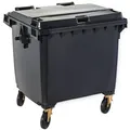 Müllcontainer Orgavente CONTIVIA 4 mobil grau 1100 L aus Kunststoff mit Deckel 766660