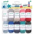 Gründl Bastelnaturmaterial Gründl Baumwollgarn Maritime Amigurumi 10 x 10 g