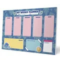 Grupo Erik Wochenplaner Block A4 Kalender Planer Disney Stitch - Tischplaner A4 - Tischkalender ohne Datum - Schreibtischunterlage Papier