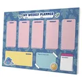 Disney, A4 Wochenplaner 54 Seiten, abtrennbar, Design Stitch bunt, Blau / Rosa