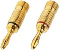 Monacor BP-100G Bananenstecker-Set 1 Paar