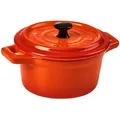 Butlers Auflaufform, Orange, Stein, 9x7x14 cm, Kochen, Auflaufformen