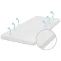 Babymatratze Pur, Babymatratze für Babybett, Baby Matratze, Ehrenkind, 10 cm hoch, (gratis Versand, Härtegrad (Weich - Mittelweich), Belastbarkeit: 55 kg 90 cm x 200 cm x 10 cm