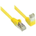 Varia Patchkabel, Cat. 6, S/FTP, PiMF, einseitig 90 nach unten gewinkelt, gelb, 7,5m (S/FTP, CAT6, 7.50 m) (806W-075Y)