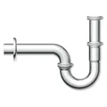 Kirchhoff Röhrensiphon, Chrom, 1 1/4" x 32 mm (Röhrensiphon, 1 1/4") (98801110)