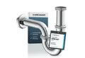 Kirchhoff Siphon Röhrensiphon, Chrom, 1 1/4" x 32 mm
