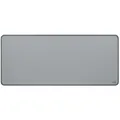 Logitech 956-000052 Desk-Mauspad - spritzwassergeschützt-rutschfest -mittelgrau