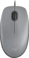 LOGITECH M110GR - Maus (Mouse), Kabel, grau