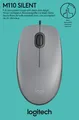Logitech M110 USB Maus 1000 dpi grau