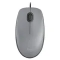 Logitech M110 Silent Wired Mouse M SERIES 910 006760 Grau