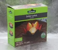 Dehner Victoria Solar-Lotus Solarleuchte Lotus Blüte Metall Ø27.5 x 11 cm Kupfer