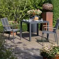 Gartenmöbel-Set Diningsessel Alicante mit Tisch Tarifa 90x90cm Sitzgruppe