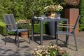 Gartenmöbelset Diningsessel Alicante mit Tisch Tarifa 90x90cm