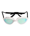 ARENA Unisex 365 verspiegelte Schwimmbrille für Fitnessschwimmer, bequem, beschlagfrei, wasserdicht, für Damen und Herren, Spiegelblau/Weiß/Schwarz