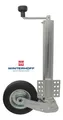 Automatik Stützrad 60mm 400kg Stützlast flacher Flansch am Rohr Anhänger Trailer