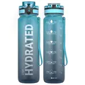 Sahara Sailor Wasserflaschen motivierende Sport Wasserflasche mit Zeitmarkierung