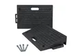 TRUTZHOLM Auffahrrampe Bordsteinrampe 50x32x10cm Tragkraft je 2t Gummi Rampe Auffahrrampe (2-St., Inkl. Befestigungsschrauben), 2t Tragkraft je Rampe